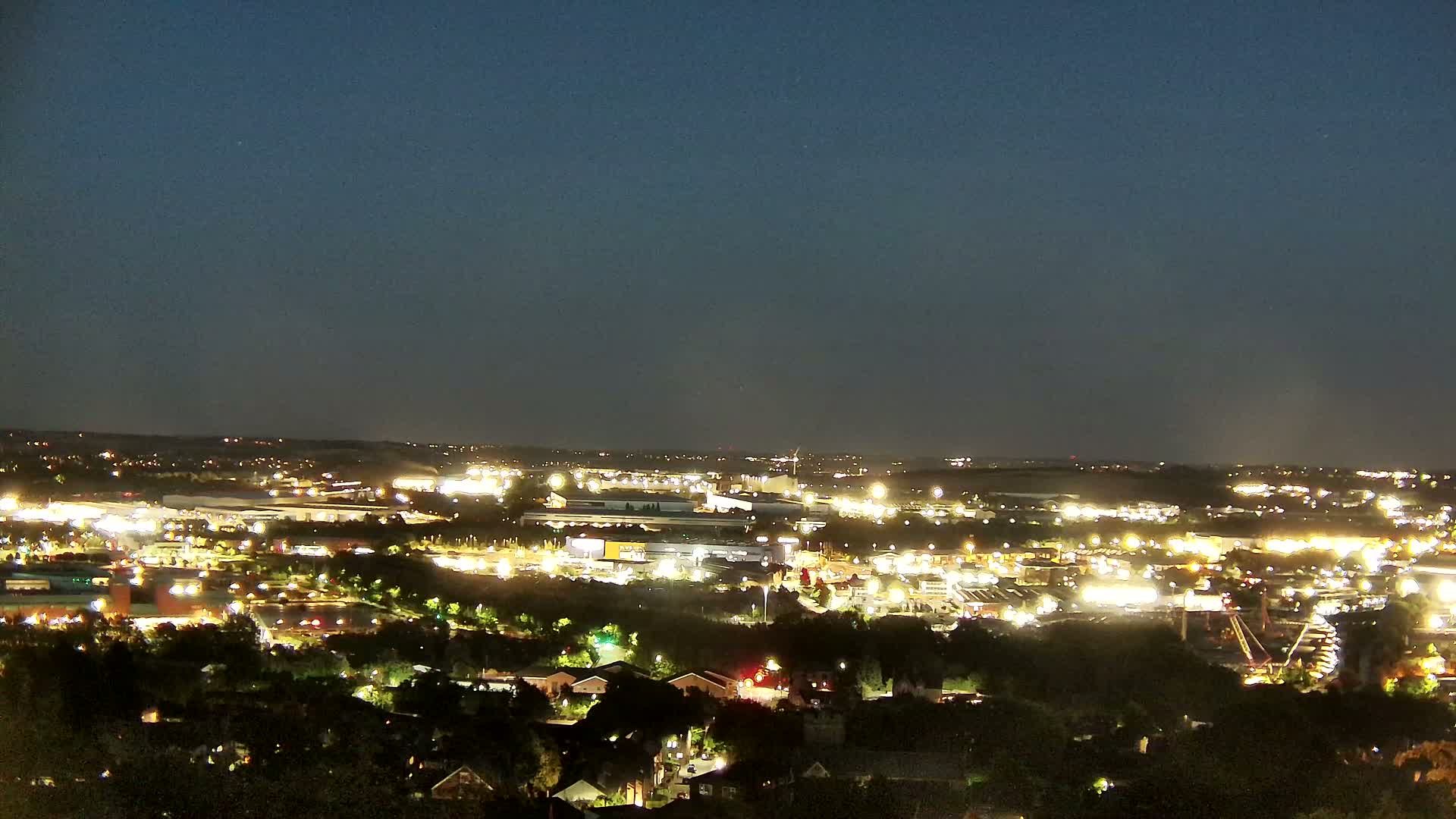 Sheffield, Tinsley Industrial Area fron Don Valley Skyline Live Cam - Sheffield, South Yorkshire, Yorkshire and the Humber, England, United Kingdom