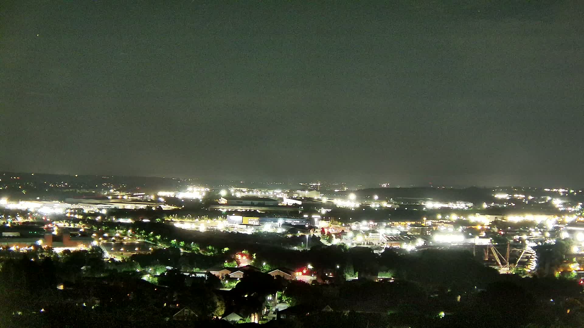 Sheffield, Tinsley Industrial Area fron Don Valley Skyline Live Cam - Sheffield, South Yorkshire, Yorkshire and the Humber, England, United Kingdom
