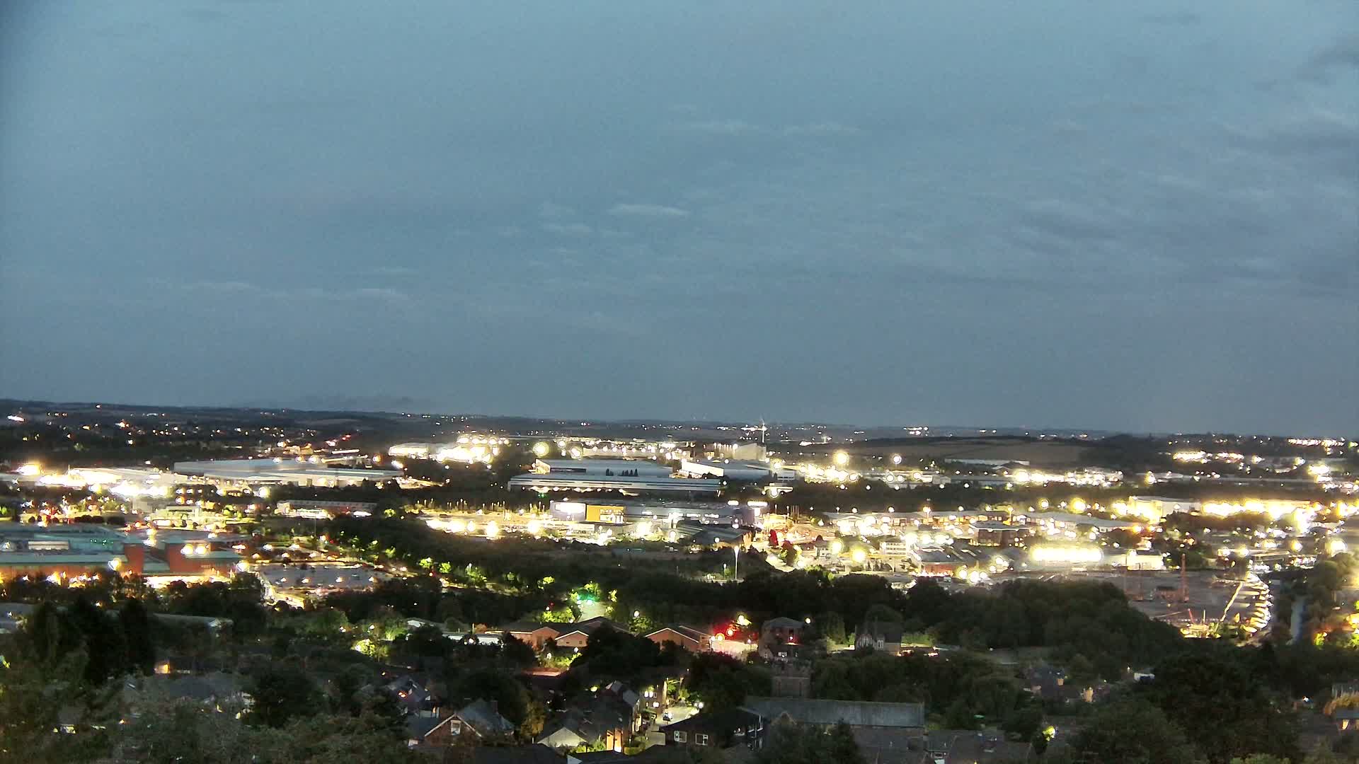 Sheffield, Tinsley Industrial Area fron Don Valley Skyline Live Cam - Sheffield, South Yorkshire, Yorkshire and the Humber, England, United Kingdom