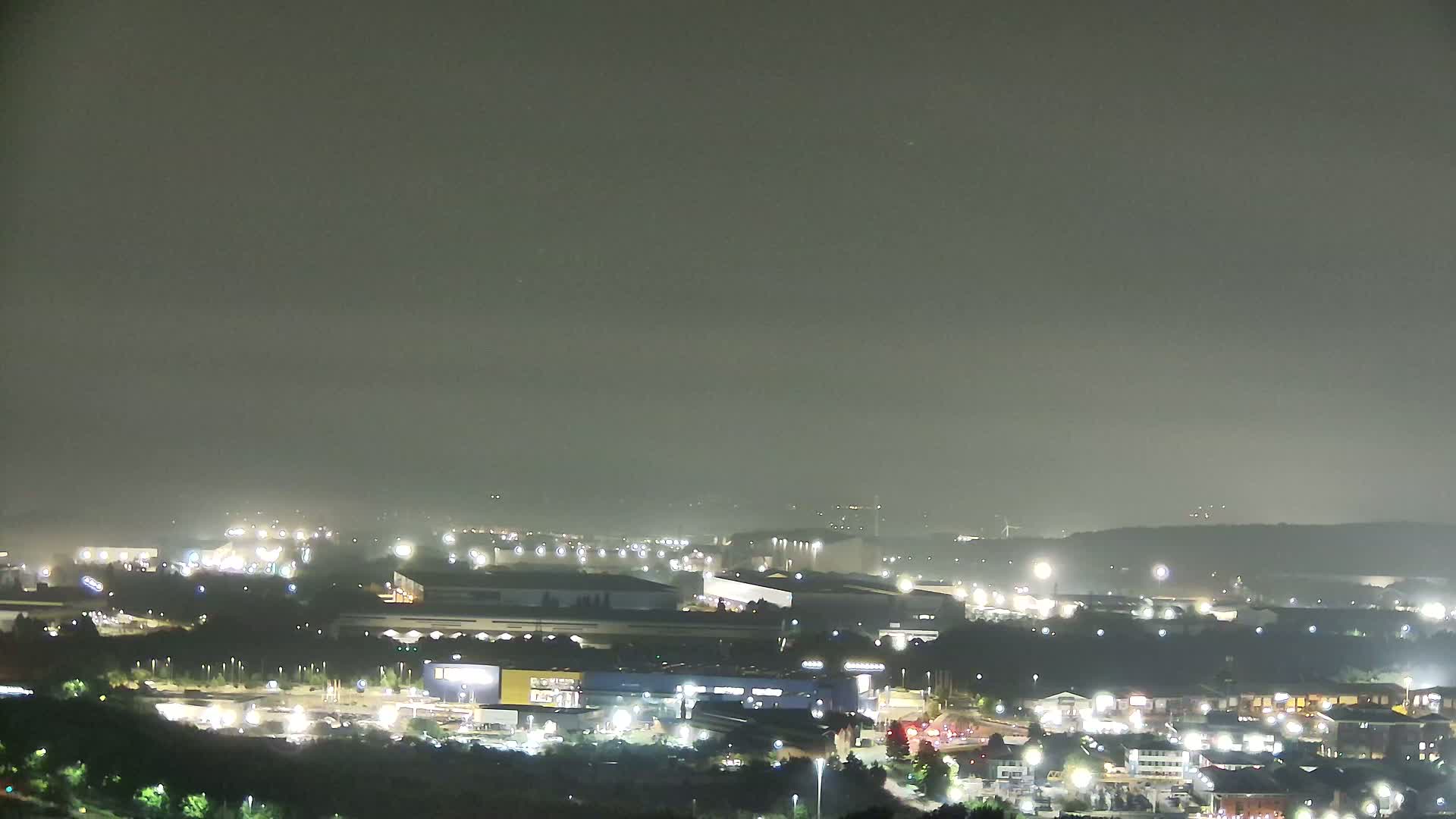 Sheffield, Tinsley Industrial Area fron Don Valley Skyline Live Cam - Sheffield, South Yorkshire, Yorkshire and the Humber, England, United Kingdom