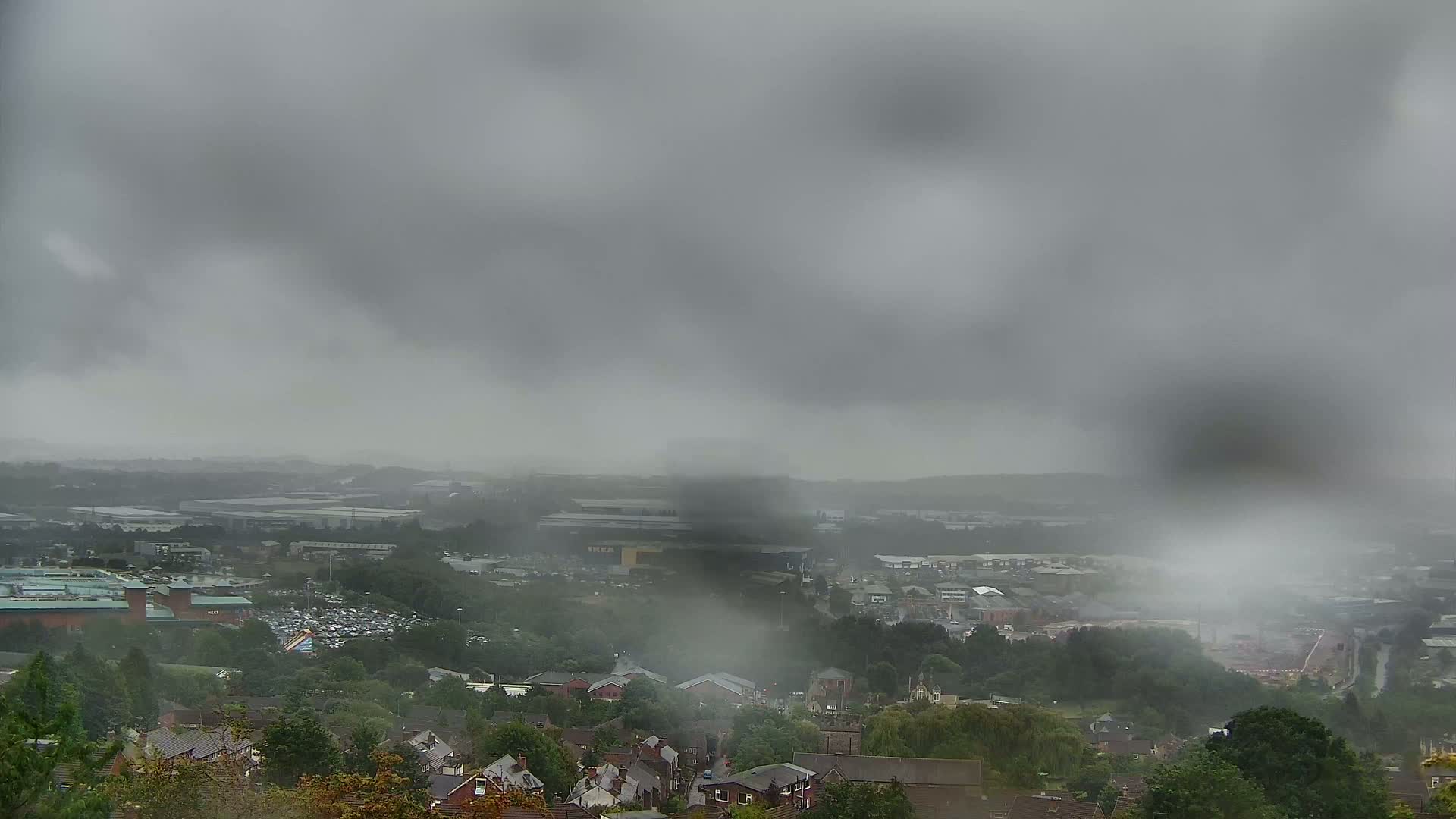 Sheffield, Tinsley Industrial Area fron Don Valley Skyline Live Cam - Sheffield, South Yorkshire, Yorkshire and the Humber, England, United Kingdom