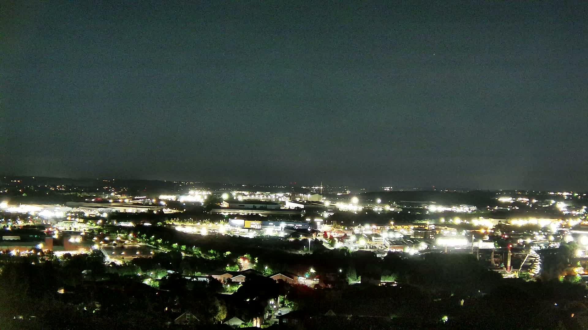 Sheffield, Tinsley Industrial Area fron Don Valley Skyline Live Cam - Sheffield, South Yorkshire, Yorkshire and the Humber, England, United Kingdom