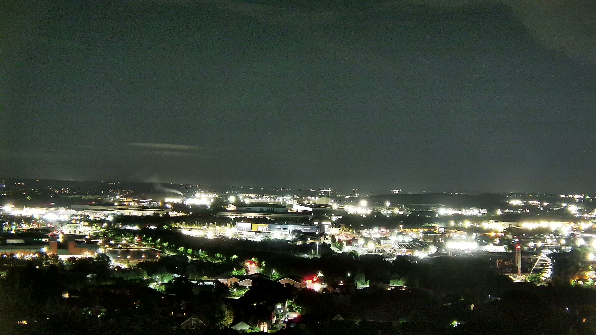 Sheffield, Tinsley Industrial Area fron Don Valley Skyline Live Cam - Sheffield, South Yorkshire, Yorkshire and the Humber, England, United Kingdom