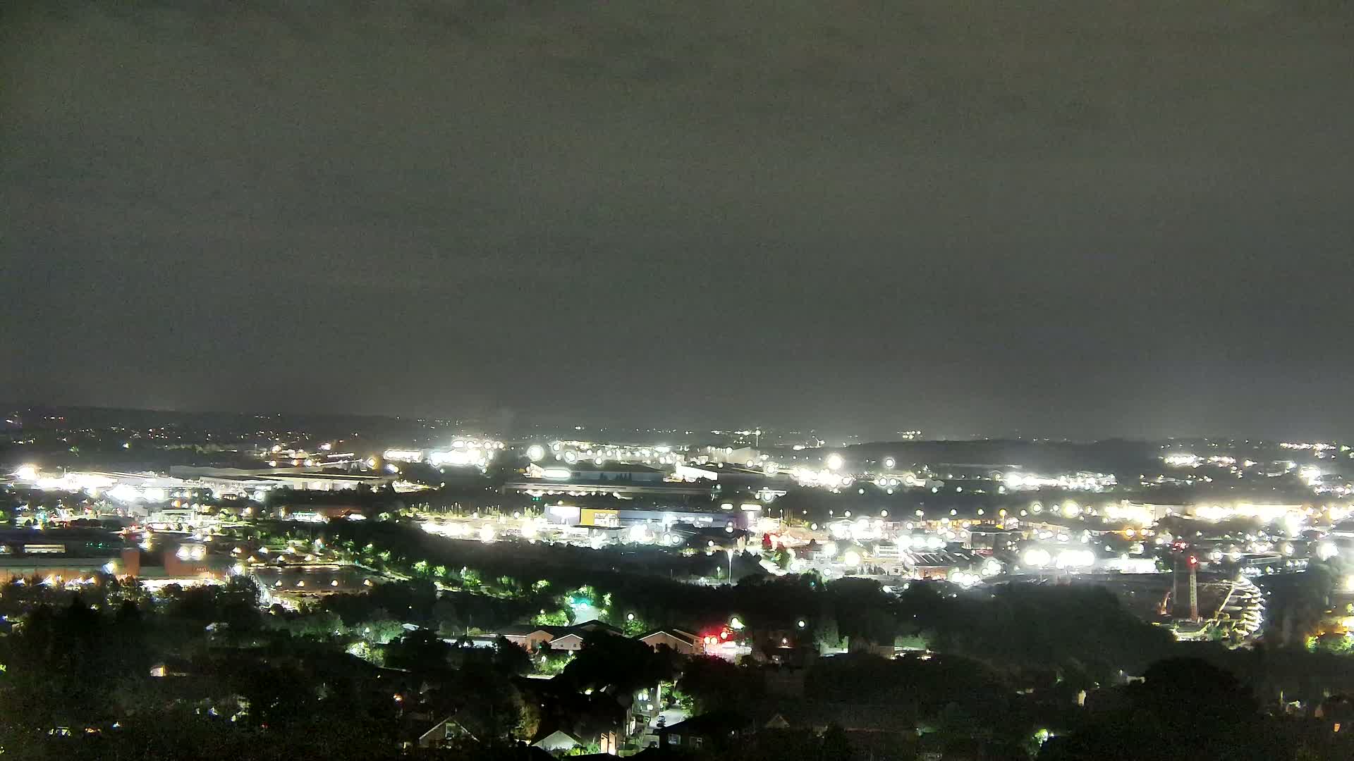 Sheffield, Tinsley Industrial Area fron Don Valley Skyline Live Cam - Sheffield, South Yorkshire, Yorkshire and the Humber, England, United Kingdom