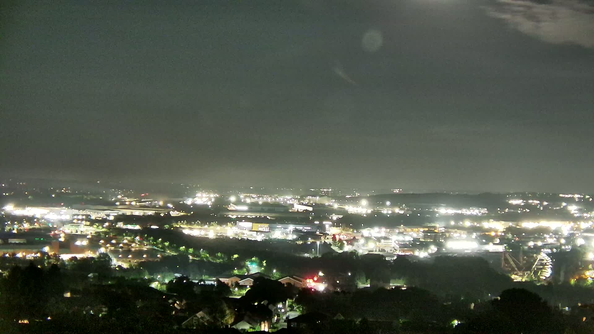 Sheffield, Tinsley Industrial Area fron Don Valley Skyline Live Cam - Sheffield, South Yorkshire, Yorkshire and the Humber, England, United Kingdom