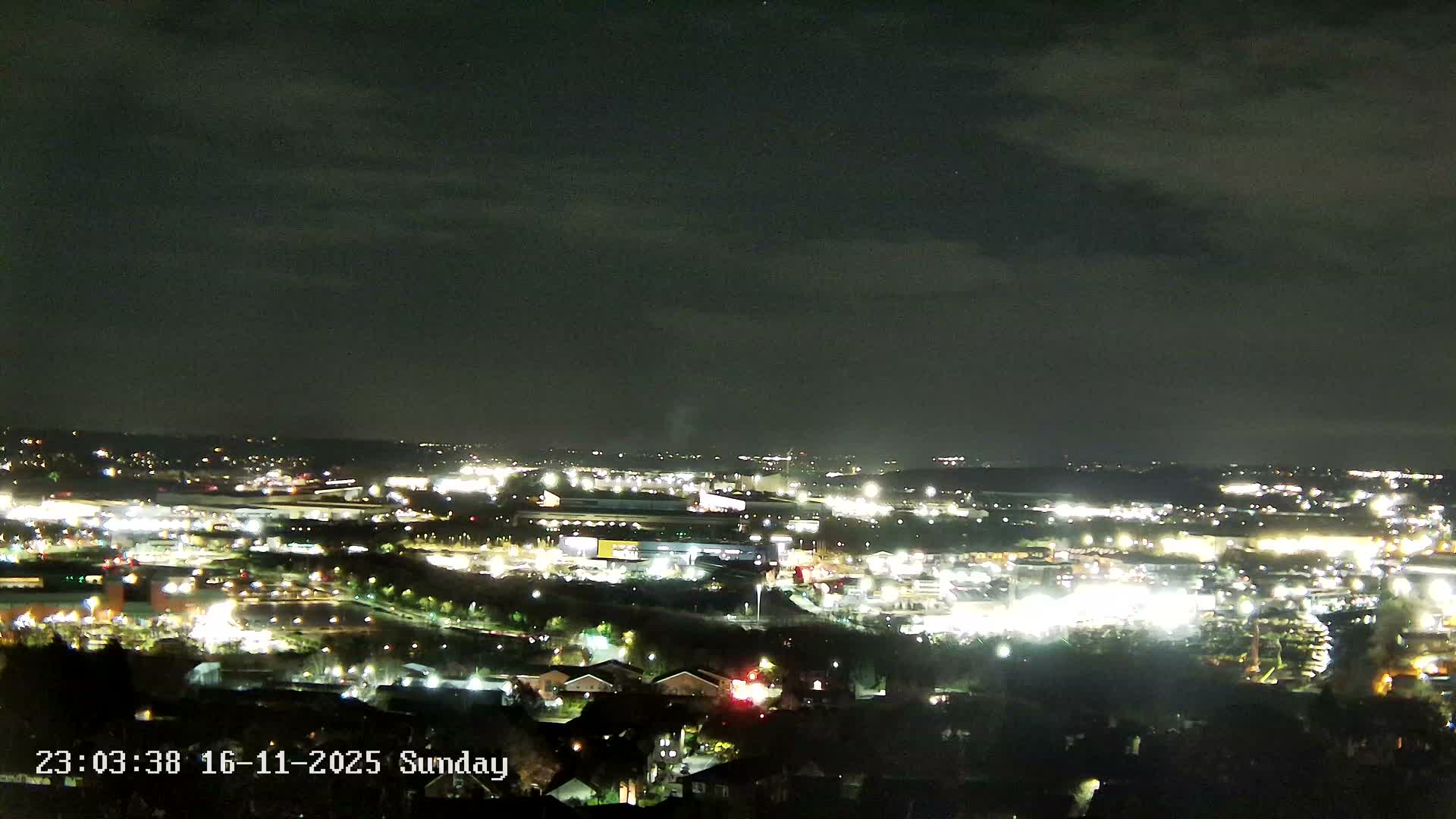 Sheffield, Tinsley Industrial Area fron Don Valley Skyline Live Cam - Sheffield, South Yorkshire, Yorkshire and the Humber, England, United Kingdom