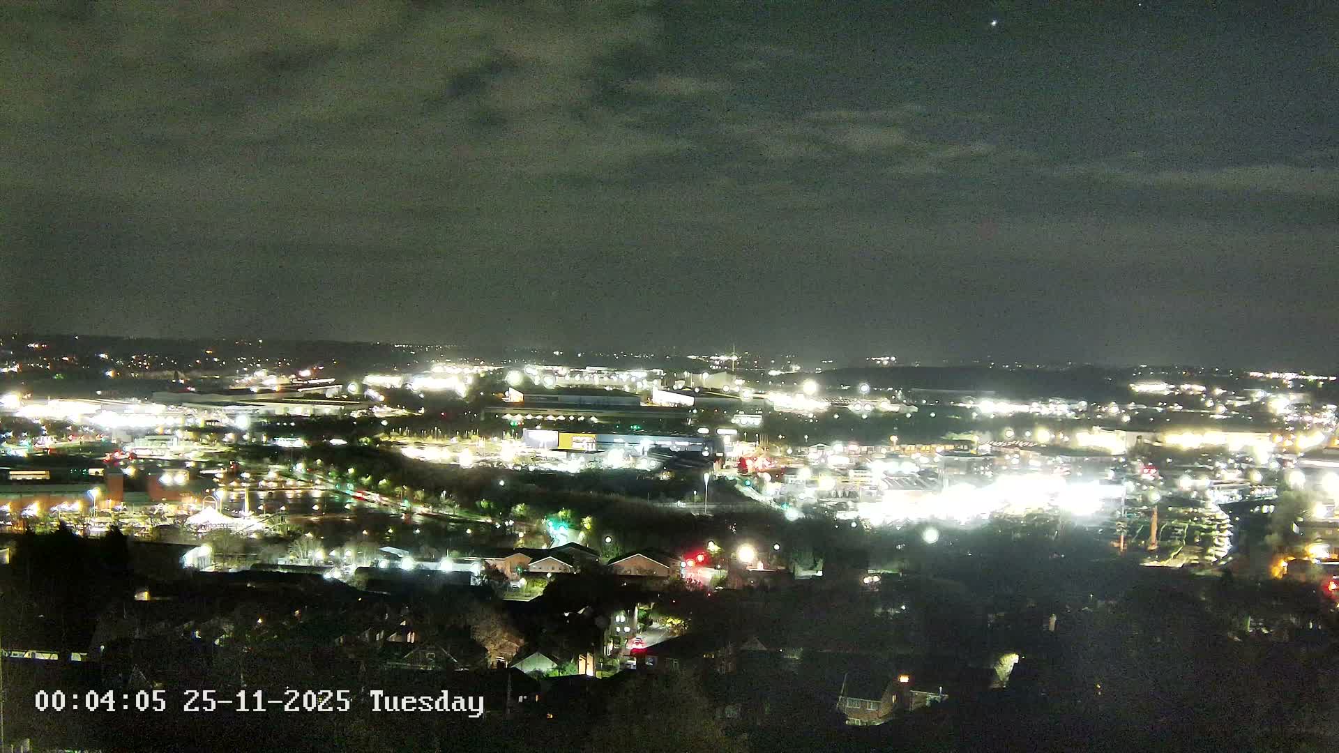 Sheffield, Tinsley Industrial Area fron Don Valley Skyline Live Cam - Sheffield, South Yorkshire, Yorkshire and the Humber, England, United Kingdom