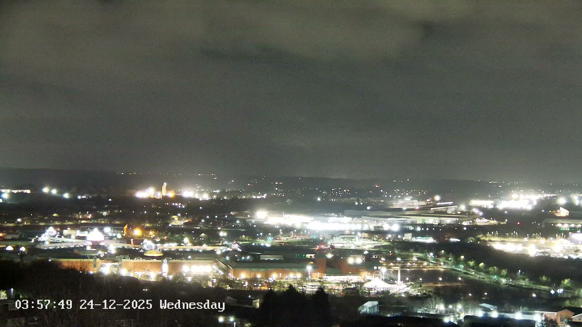 Sheffield, Tinsley Industrial Area fron Don Valley Skyline Live Cam - Sheffield, South Yorkshire, Yorkshire and the Humber, England, United Kingdom