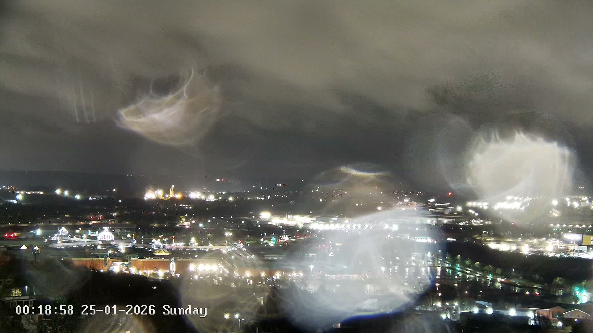 Sheffield, Tinsley Industrial Area fron Don Valley Skyline Live Cam - Sheffield, South Yorkshire, Yorkshire and the Humber, England, United Kingdom
