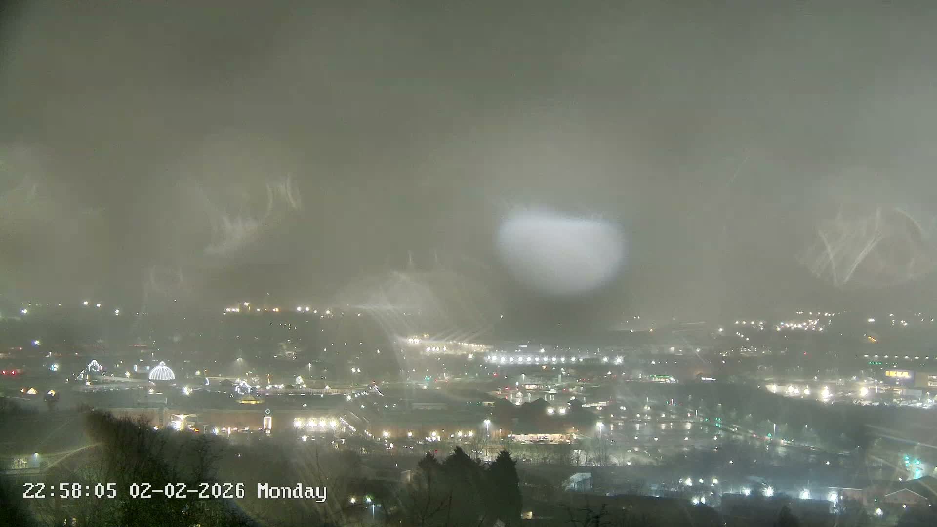 Sheffield, Tinsley Industrial Area fron Don Valley Skyline Live Cam - Sheffield, South Yorkshire, Yorkshire and the Humber, England, United Kingdom