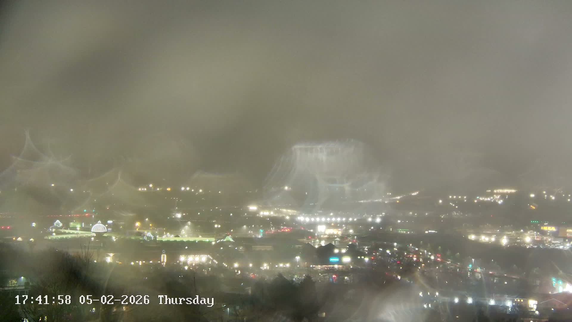 Sheffield, Tinsley Industrial Area fron Don Valley Skyline Live Cam - Sheffield, South Yorkshire, Yorkshire and the Humber, England, United Kingdom