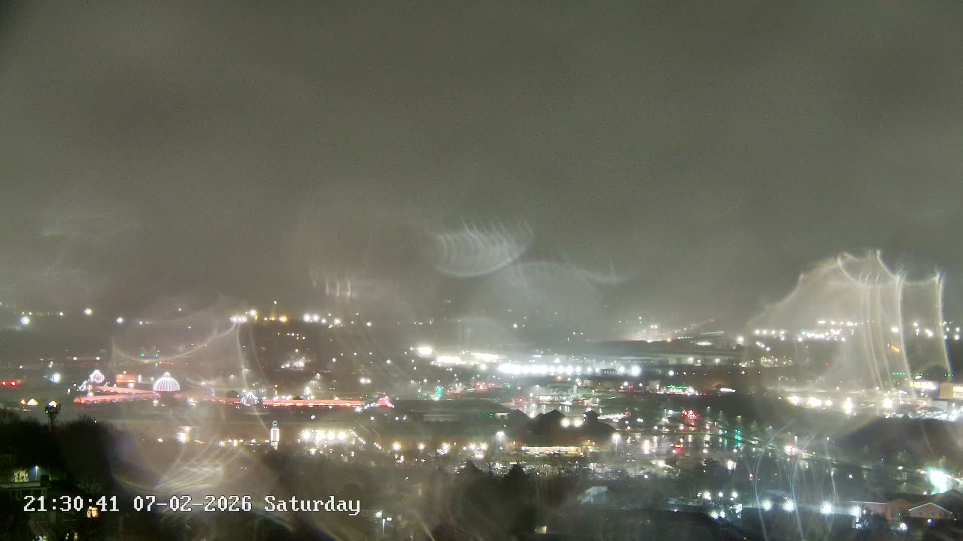 Sheffield, Tinsley Industrial Area fron Don Valley Skyline Live Cam - Sheffield, South Yorkshire, Yorkshire and the Humber, England, United Kingdom