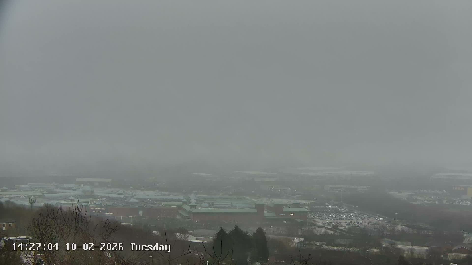 Sheffield, Tinsley Industrial Area fron Don Valley Skyline Live Cam - Sheffield, South Yorkshire, Yorkshire and the Humber, England, United Kingdom