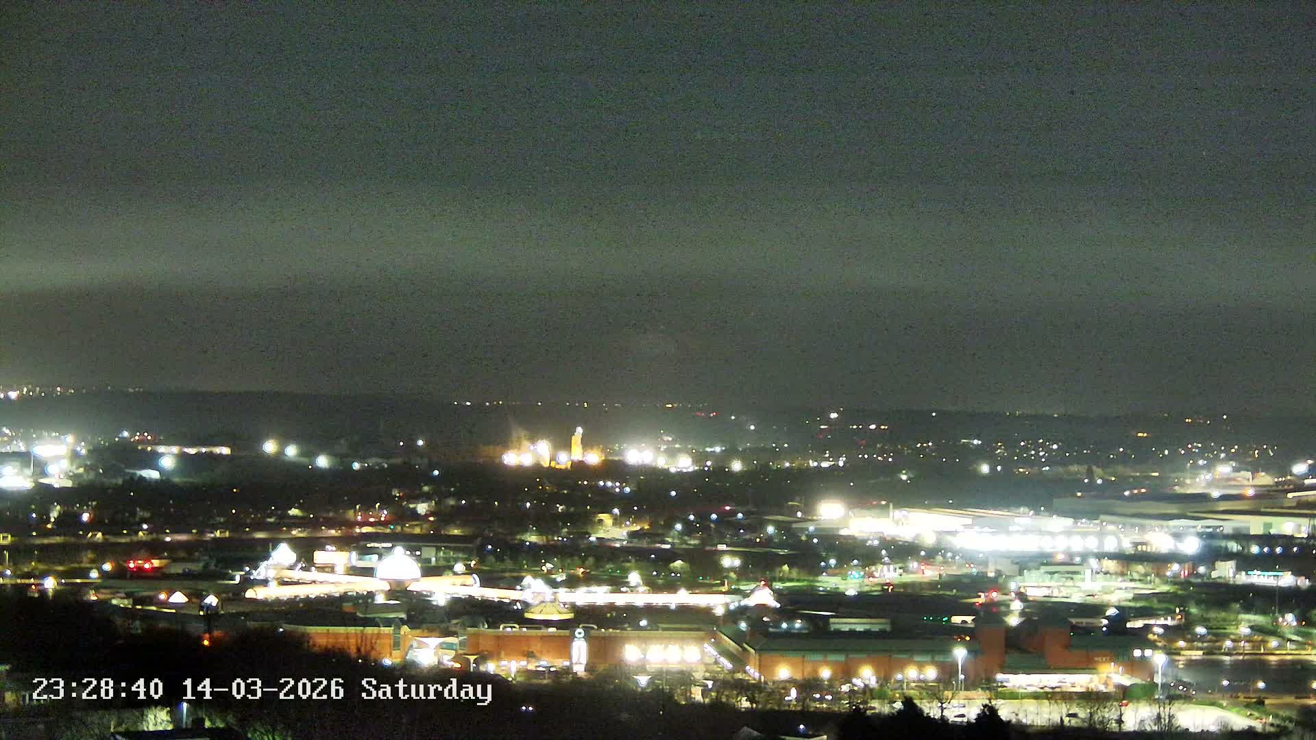 Sheffield, Tinsley Industrial Area fron Don Valley Skyline Live Cam - Sheffield, South Yorkshire, Yorkshire and the Humber, England, United Kingdom