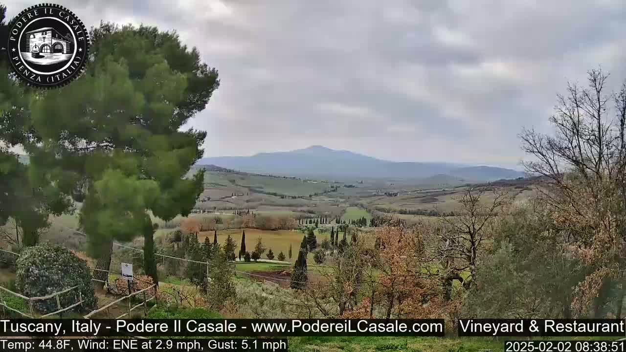 Podere Il Casale Live Cam- Pienza, Tuscany, Italy