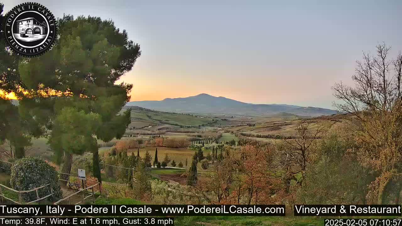 Podere Il Casale Live Cam- Pienza, Tuscany, Italy