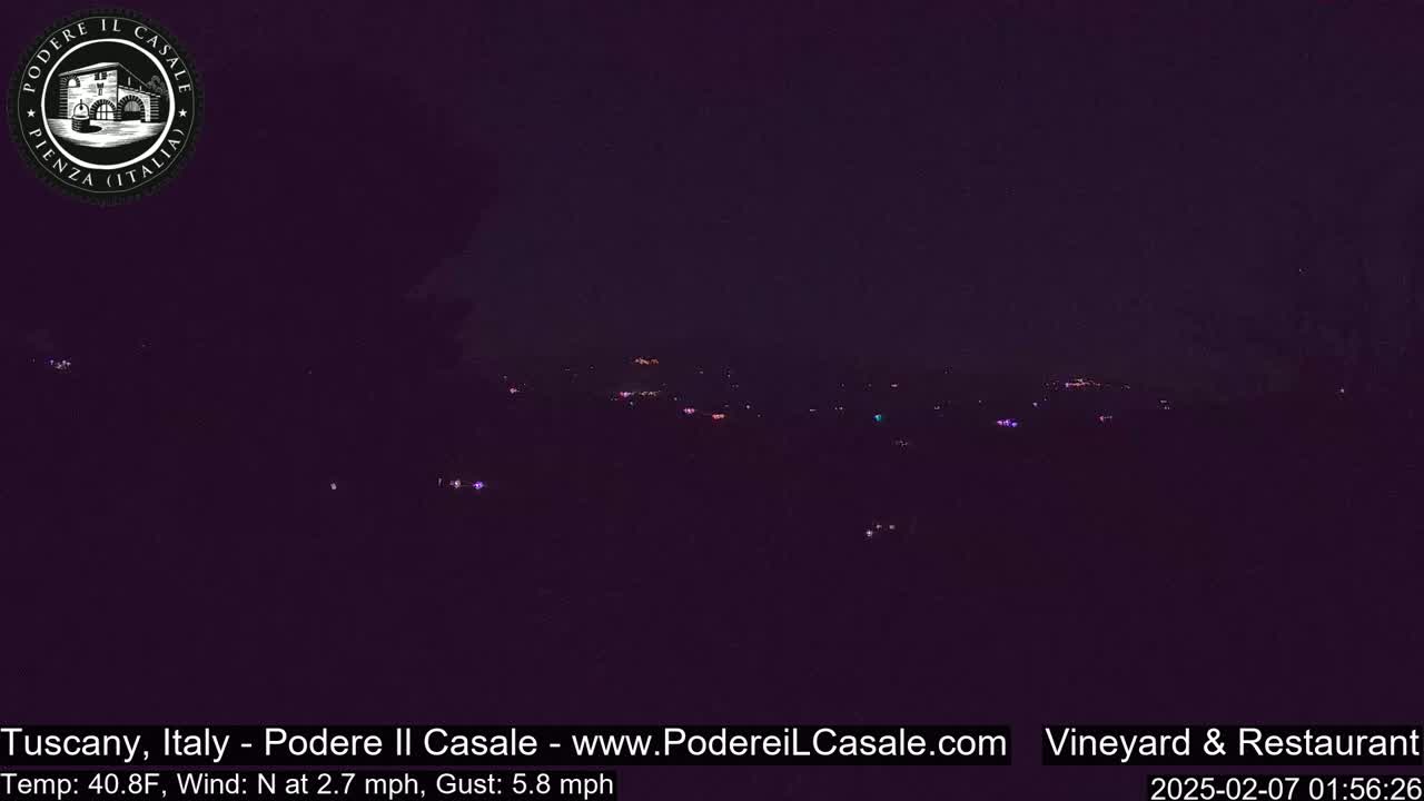 Podere Il Casale Live Cam- Pienza, Tuscany, Italy
