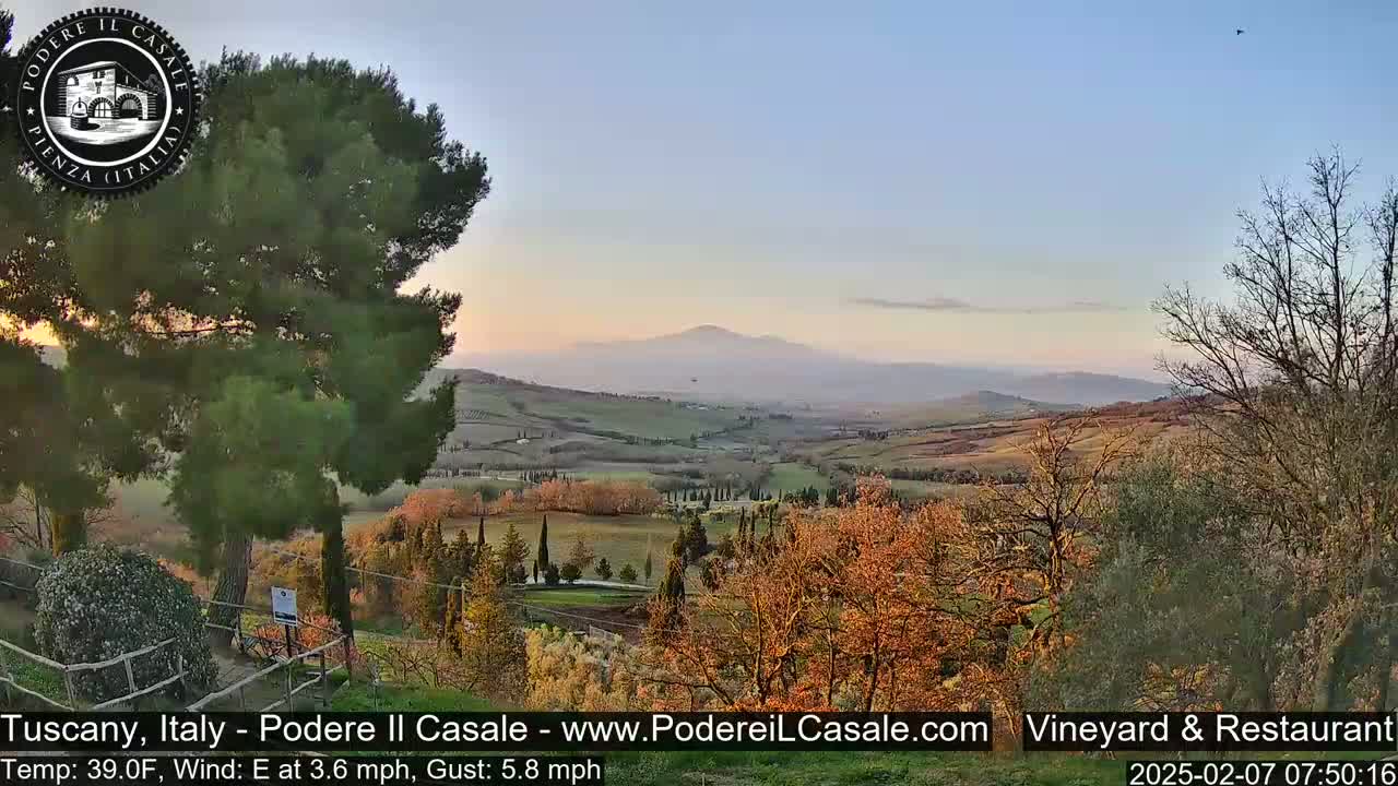 Podere Il Casale Live Cam- Pienza, Tuscany, Italy