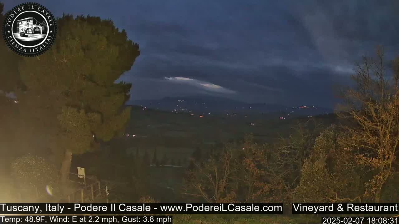 Podere Il Casale Live Cam- Pienza, Tuscany, Italy