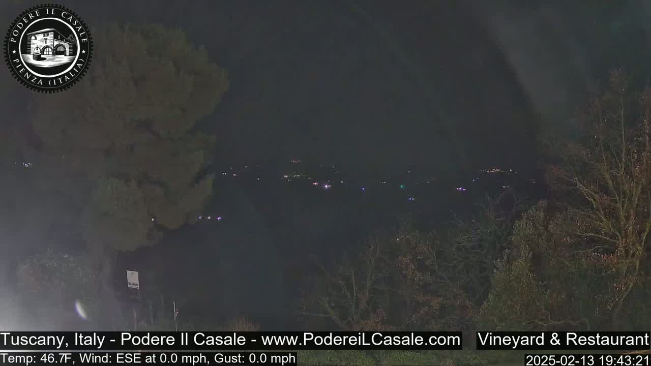 Podere Il Casale Live Cam- Pienza, Tuscany, Italy