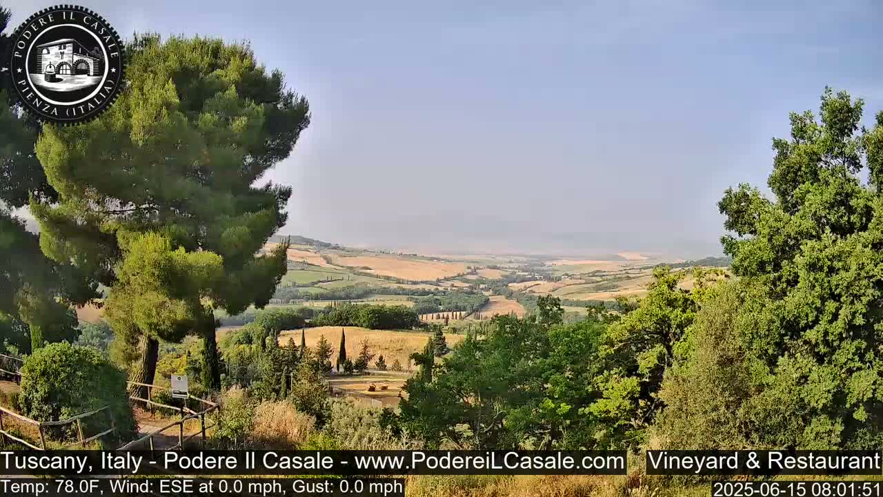 Podere Il Casale Live Cam- Pienza, Tuscany, Italy