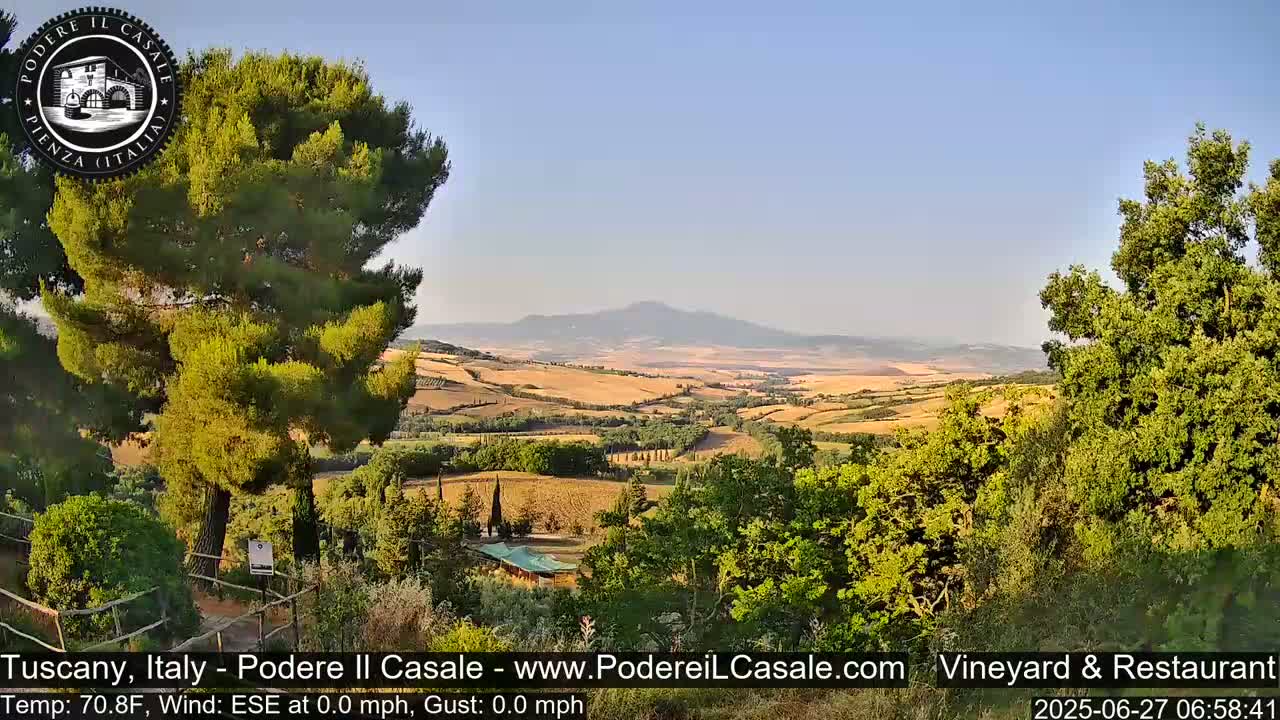 Podere Il Casale Live Cam- Pienza, Tuscany, Italy