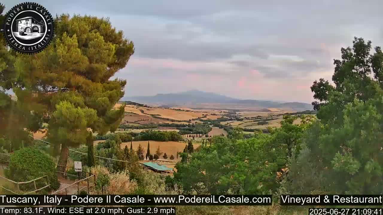 Podere Il Casale Live Cam- Pienza, Tuscany, Italy