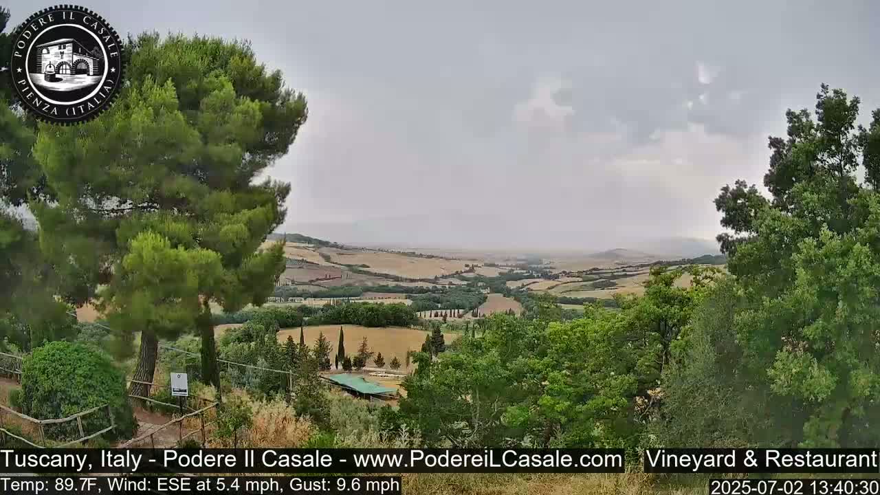 Podere Il Casale Live Cam- Pienza, Tuscany, Italy