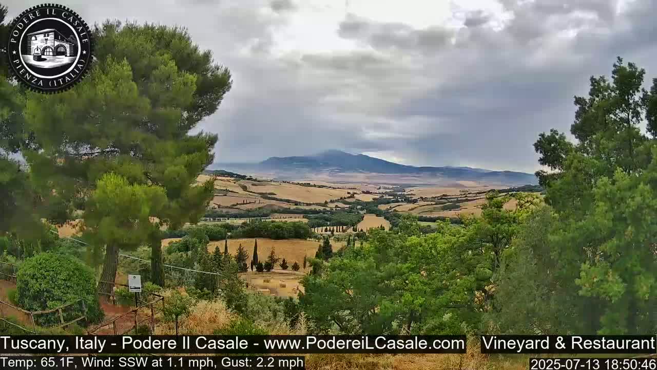 Podere Il Casale Live Cam- Pienza, Tuscany, Italy