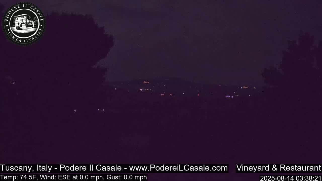 Podere Il Casale Live Cam- Pienza, Tuscany, Italy