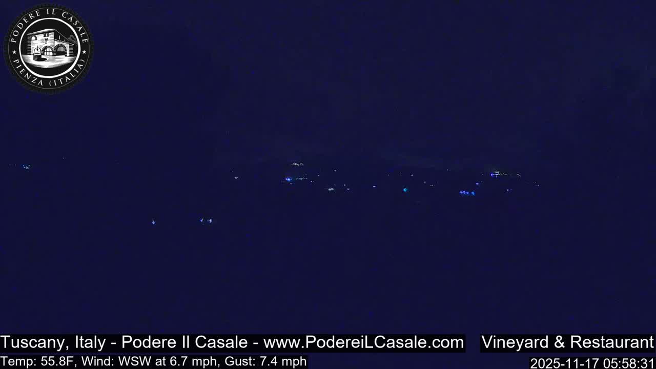 Podere Il Casale Live Cam- Pienza, Tuscany, Italy