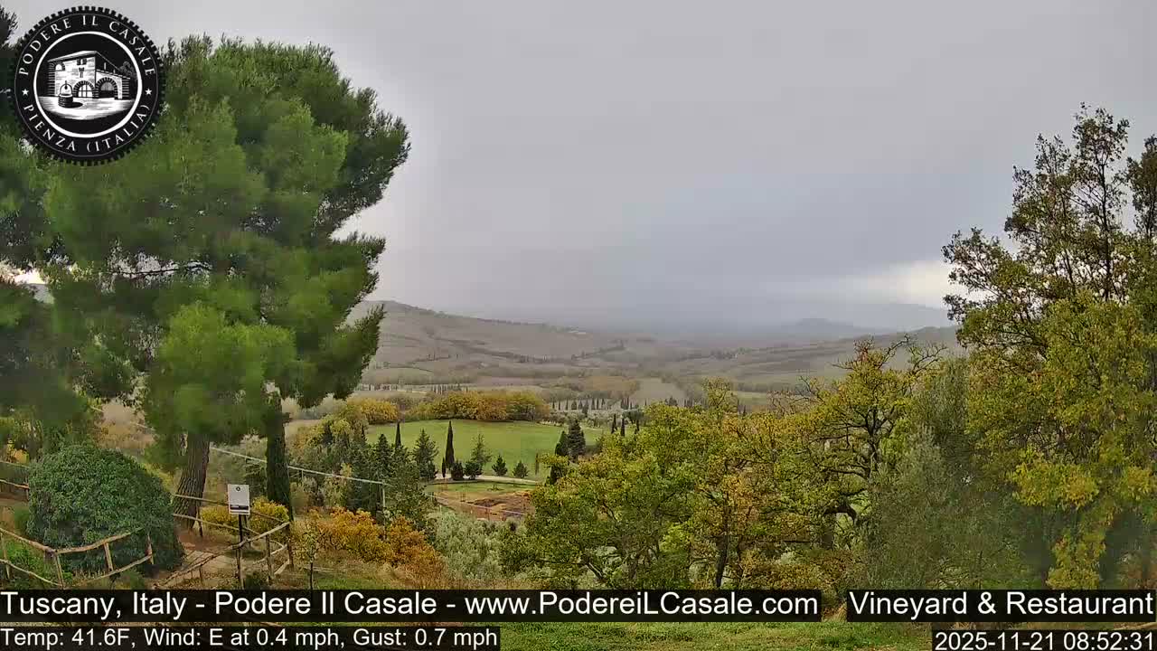 Podere Il Casale Live Cam- Pienza, Tuscany, Italy
