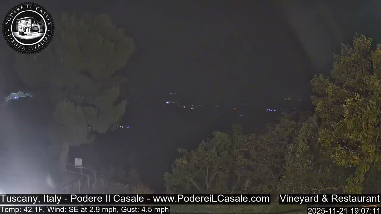 Podere Il Casale Live Cam- Pienza, Tuscany, Italy
