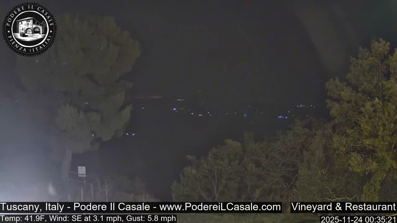 Podere Il Casale Live Cam- Pienza, Tuscany, Italy