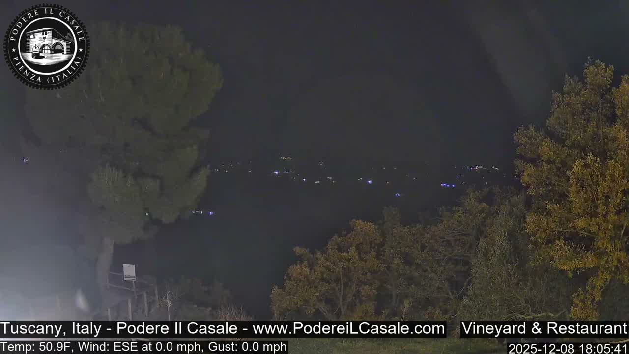 Podere Il Casale Live Cam- Pienza, Tuscany, Italy
