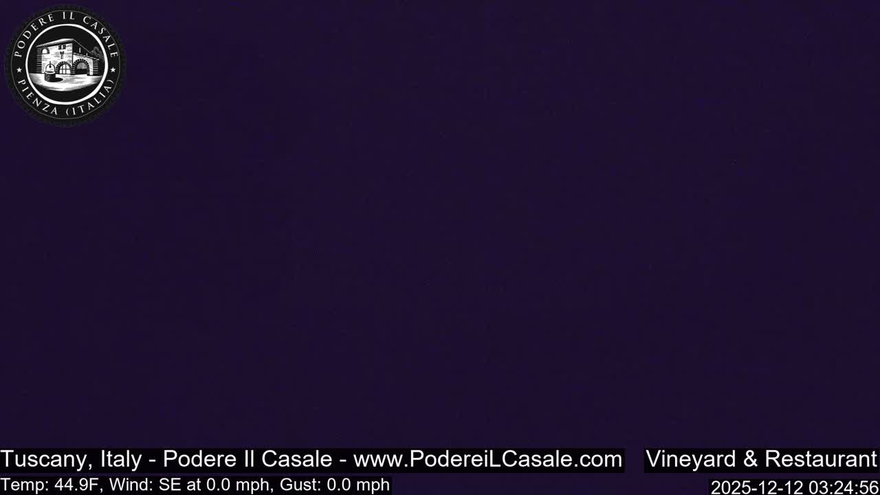 Podere Il Casale Live Cam- Pienza, Tuscany, Italy