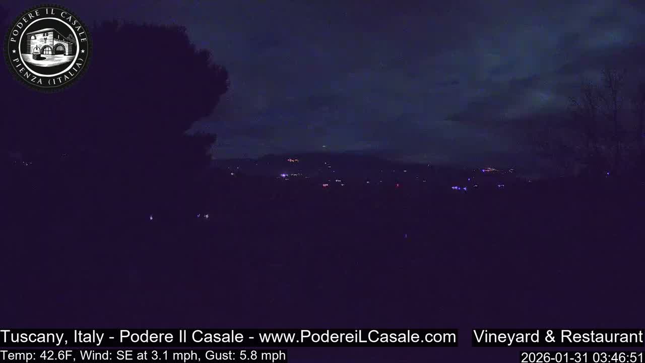 Podere Il Casale Live Cam- Pienza, Tuscany, Italy