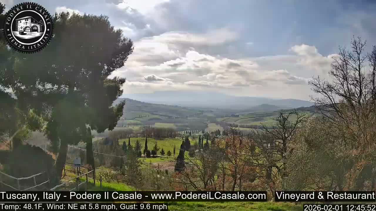Podere Il Casale Live Cam- Pienza, Tuscany, Italy
