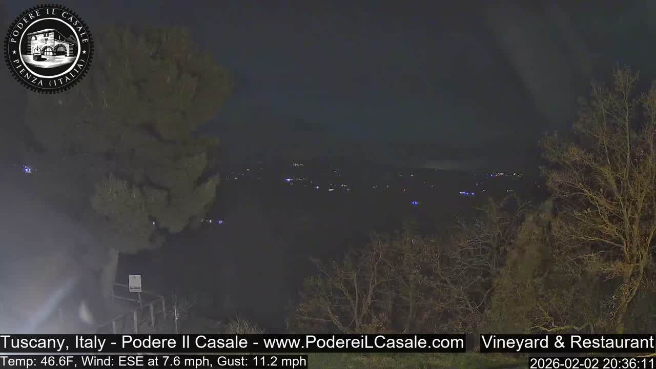 Podere Il Casale Live Cam- Pienza, Tuscany, Italy