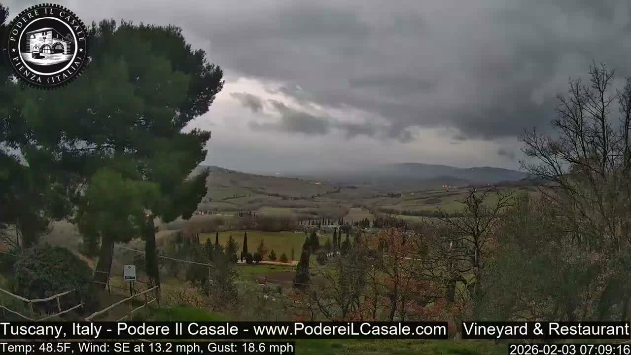Podere Il Casale Live Cam- Pienza, Tuscany, Italy