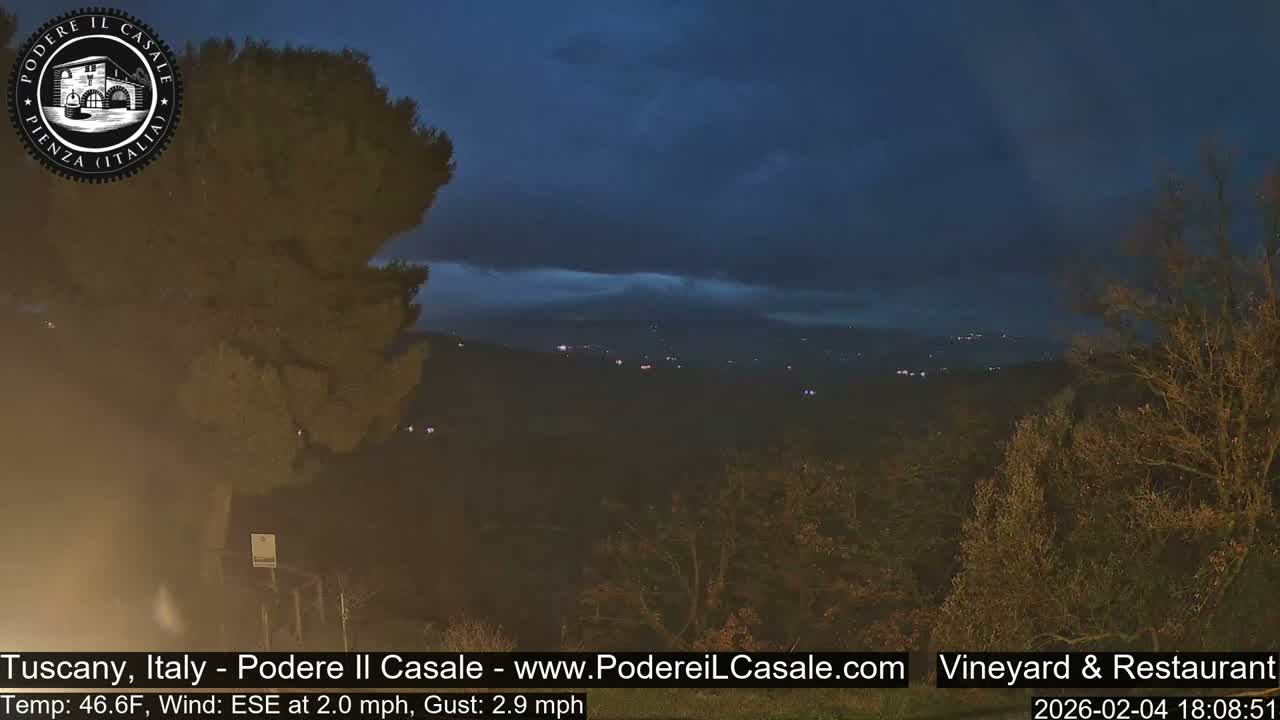 Podere Il Casale Live Cam- Pienza, Tuscany, Italy