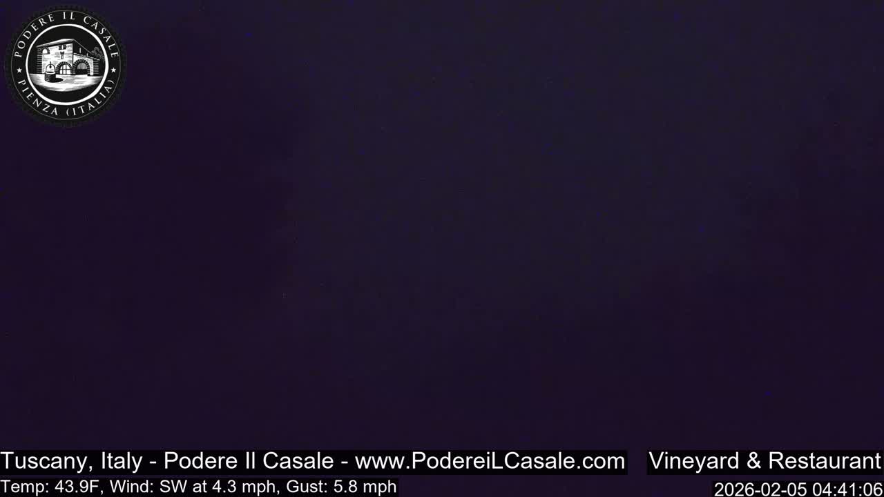 Podere Il Casale Live Cam- Pienza, Tuscany, Italy