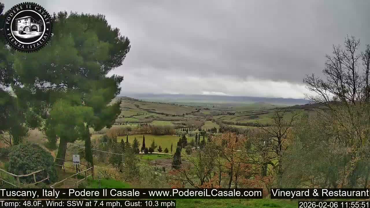 Podere Il Casale Live Cam- Pienza, Tuscany, Italy