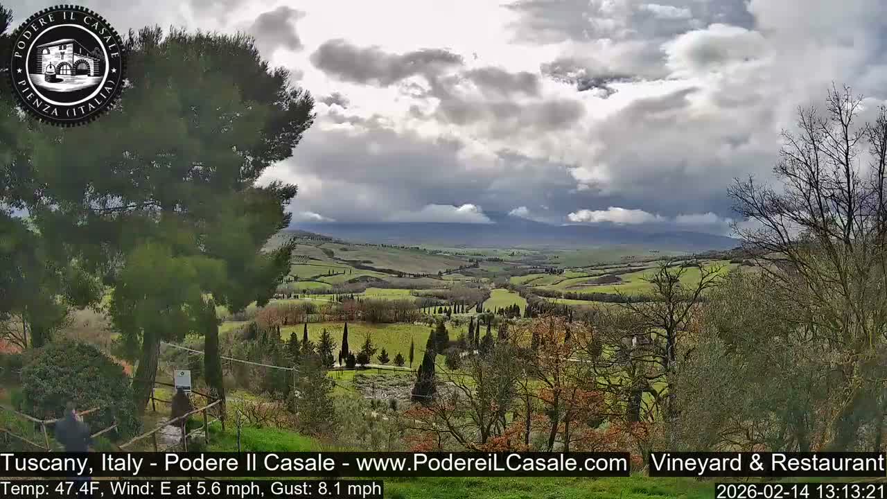 Podere Il Casale Live Cam- Pienza, Tuscany, Italy