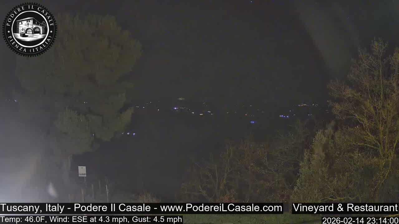 Podere Il Casale Live Cam- Pienza, Tuscany, Italy