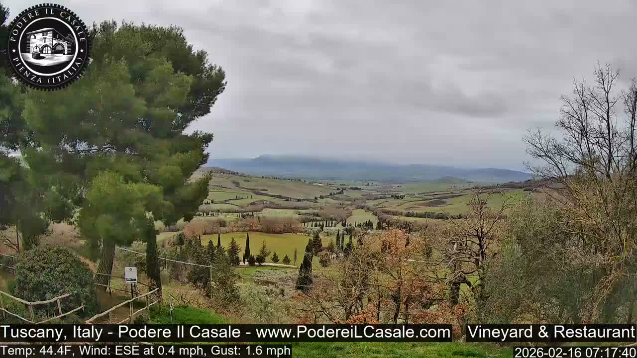 Podere Il Casale Live Cam- Pienza, Tuscany, Italy