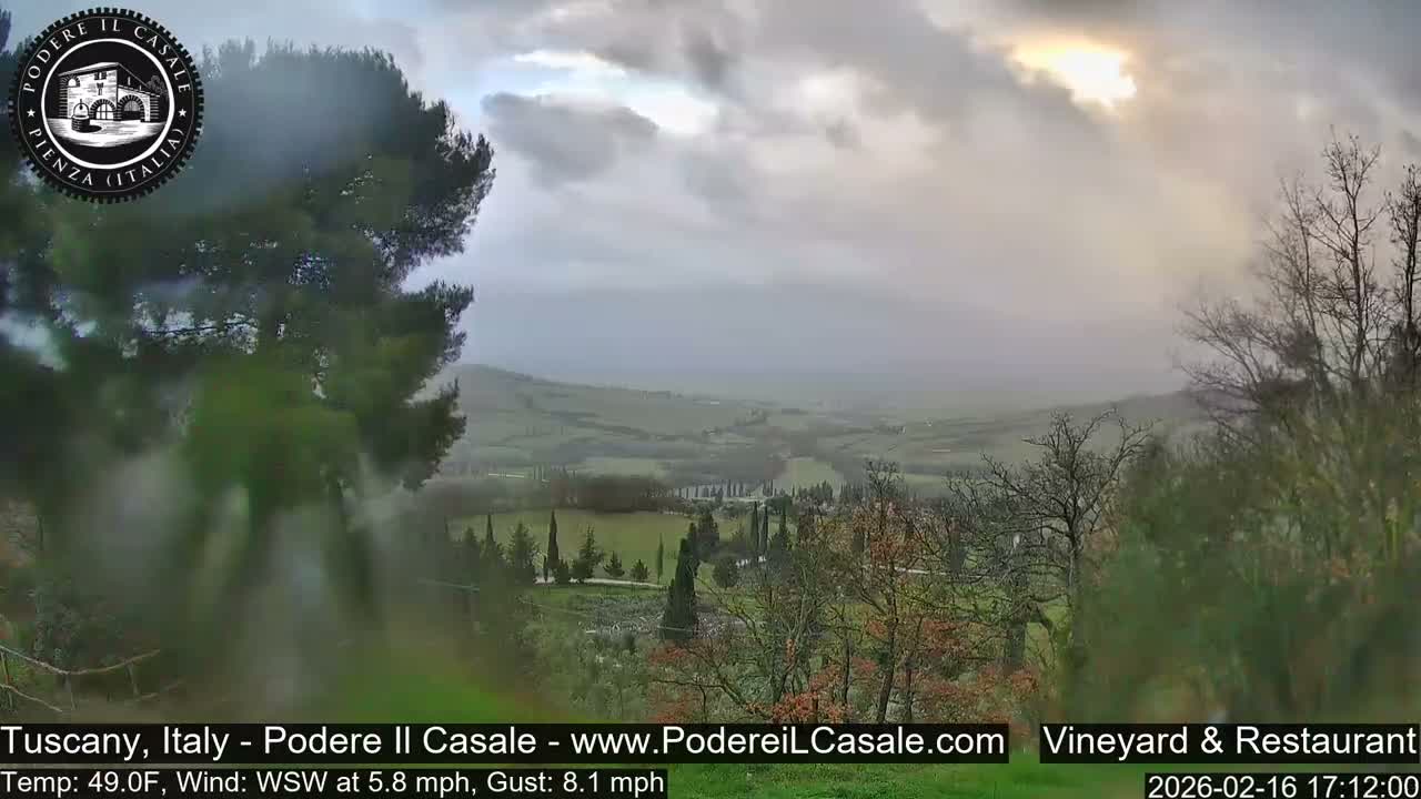 Podere Il Casale Live Cam- Pienza, Tuscany, Italy