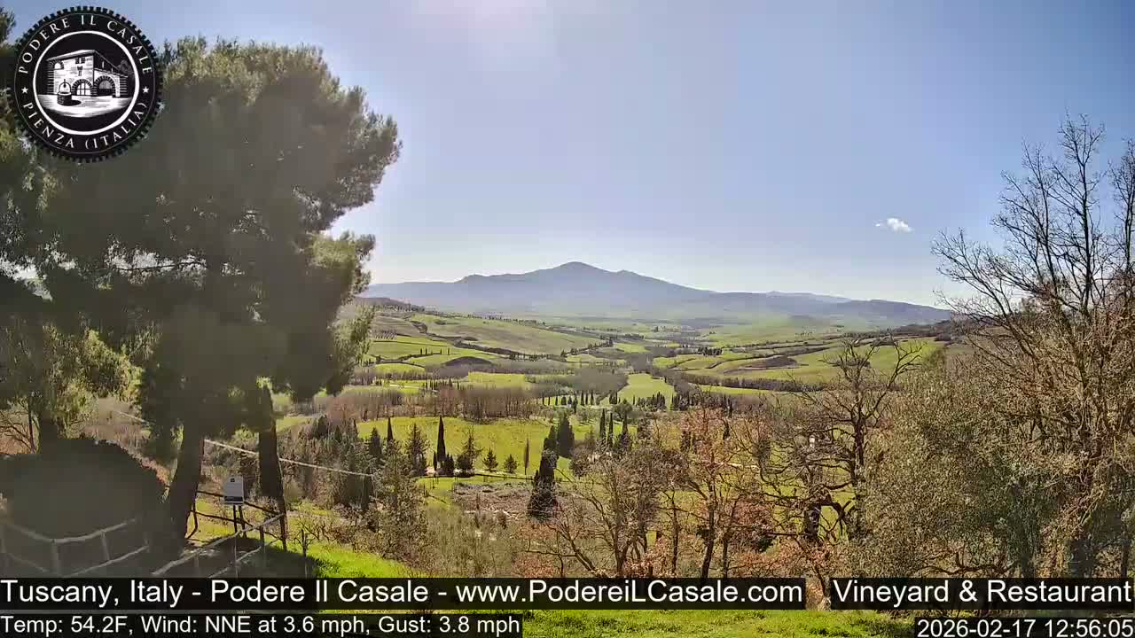 Podere Il Casale Live Cam- Pienza, Tuscany, Italy