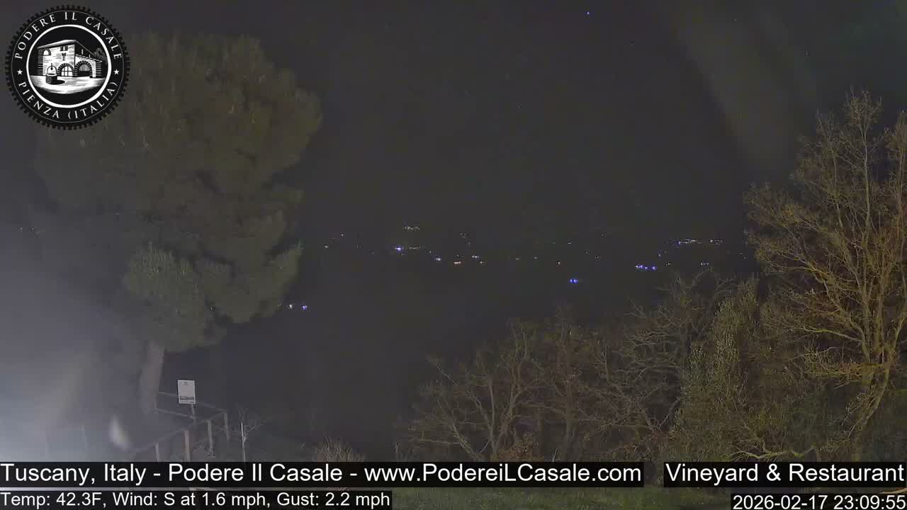Podere Il Casale Live Cam- Pienza, Tuscany, Italy