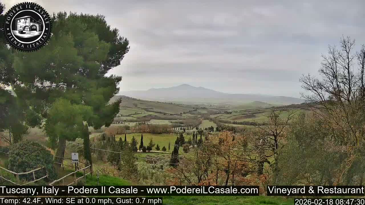 Podere Il Casale Live Cam- Pienza, Tuscany, Italy